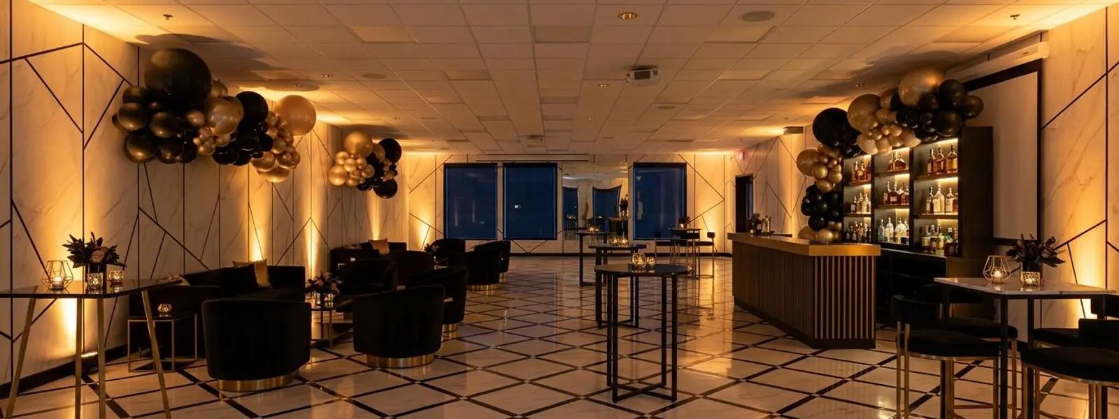 Styled concept: private parties in The Marble Room